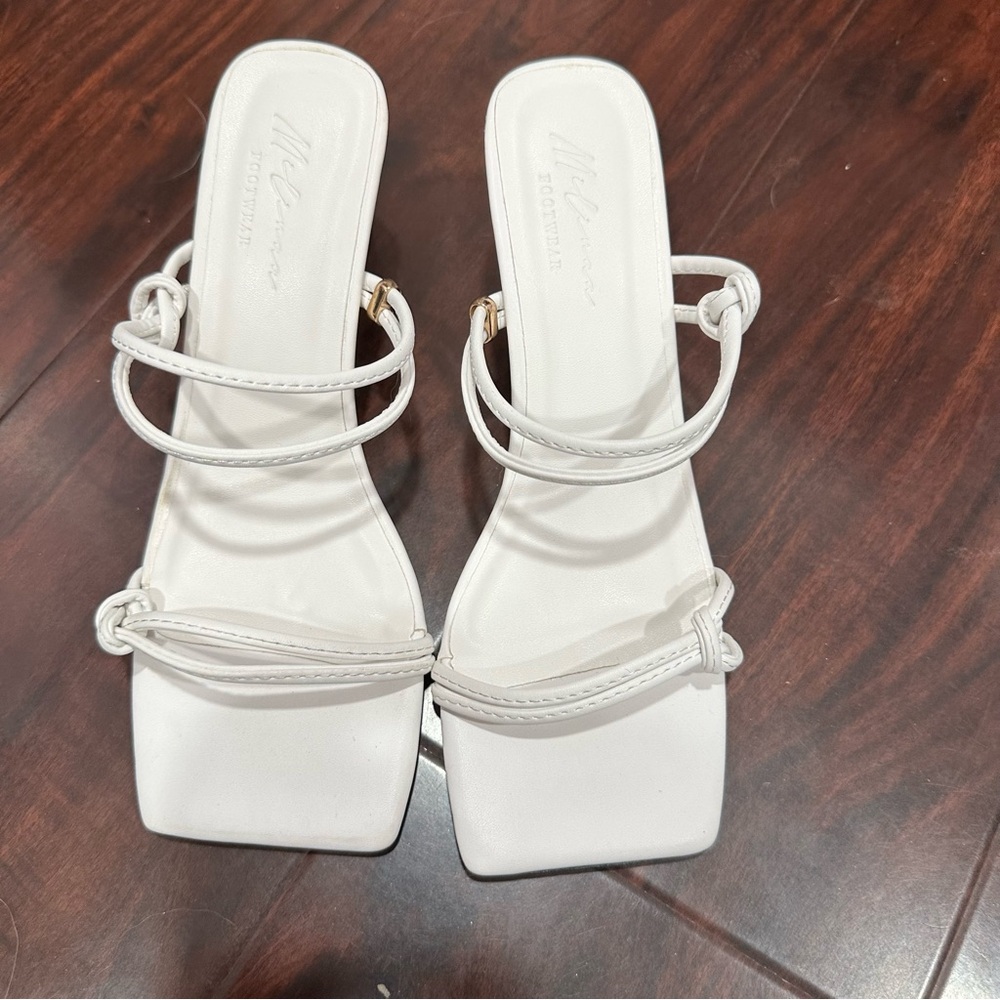 Elegant White Women's Strappy Sandals